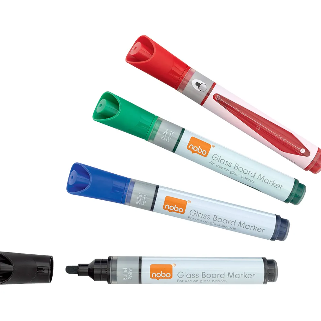 Whiteboardpenna för glastavla 4-set