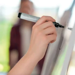 Whiteboardpenna för glastavla Svart 4-pack
