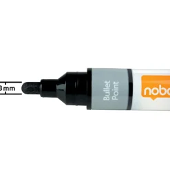 Whiteboardpenna för glastavla Svart 4-pack