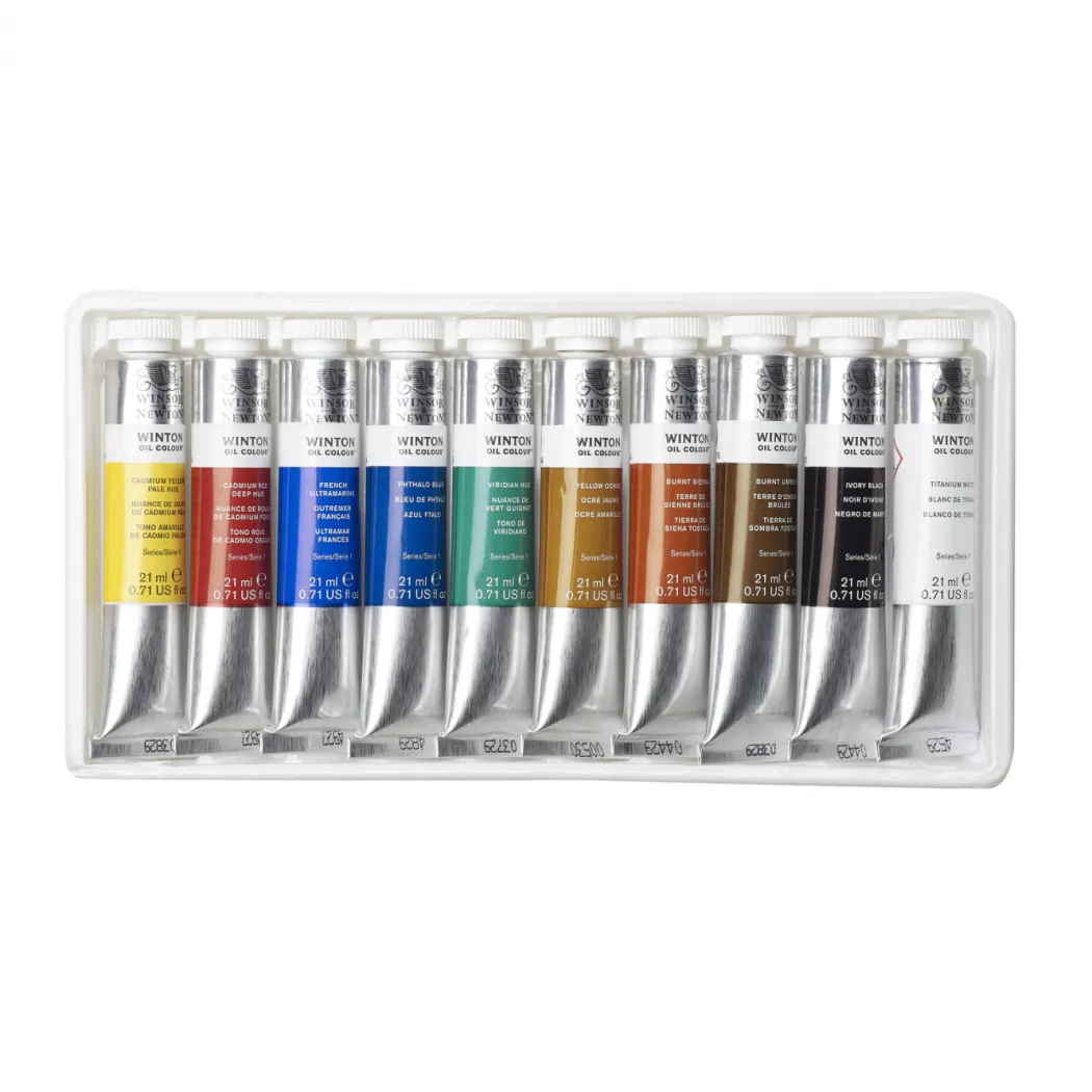 Winton Oljefärg Tub 21 ml 10-set