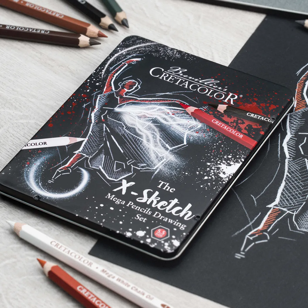 X-Sketch Jumbopennor skiss-set