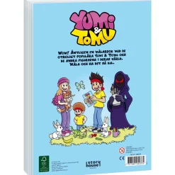 Yumi & Tomu Målarbok