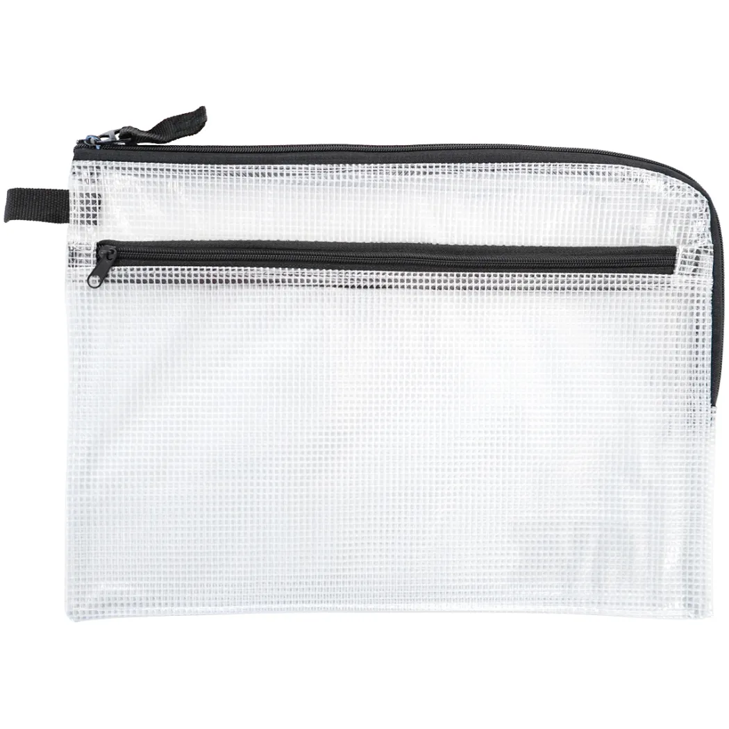 Zipper Pouch 28x20 cm Dubbla fack